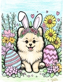 Easter and Spring time coloring pages