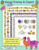 Easter borders frames and clip art