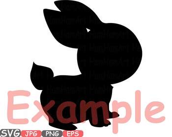 Download Easter Bunny Silhouette Svg Clip Art Outline Frame Frames Farm Rabbit 635s