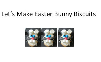 Preview of Easter bunny biscuits