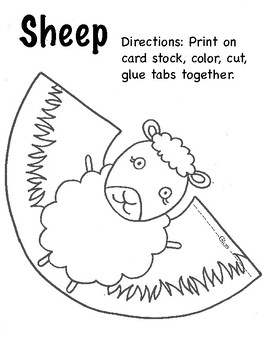 Download Easter color, cut, and glue craft. by Bridget Mitchell | TpT