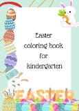 Easter coloring book for kindergarten