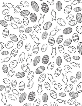 Preview of Easter coloring sheet
