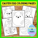 Easter egg coloring sheet | Easter egg coloring page