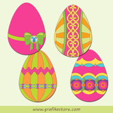 Easter eggs for coloring