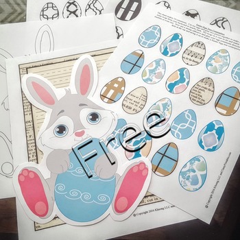 Easter hidden eggs lantern and FREE coloring pages and egg mobile