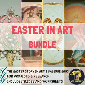 Preview of Easter in Art History BUNDLE for Grades 3-8