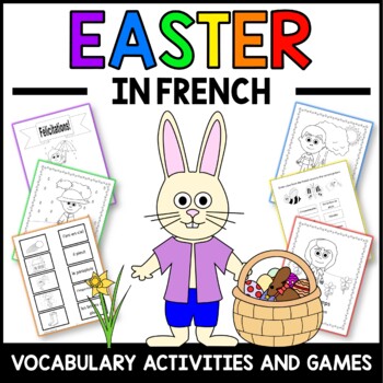 Preview of Easter Activities and Games in French - Pâques en Français
