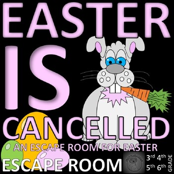 Preview of Easter is Cancelled - Escape Room, 9 Problems to solve, Answer Key