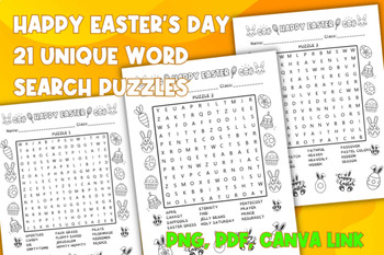 Preview of Easter's Day Word Search