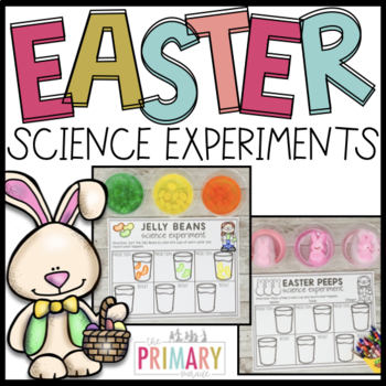 Preview of Easter science experiments with Peeps and Jelly Beans