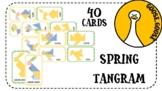 Easter/spring tangram cards