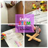 Easter (stem challenge, graphing, writing craftivity, crac