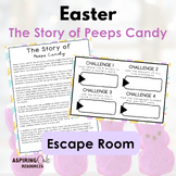 Easter the Story of Peeps Candy Escape Room for Middle School