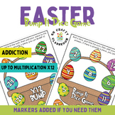 Easter themed Bump It Dice Game ( Multiplication Practice)