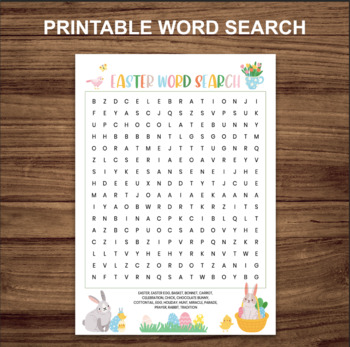 Easter word search by K Kids Resources | TPT
