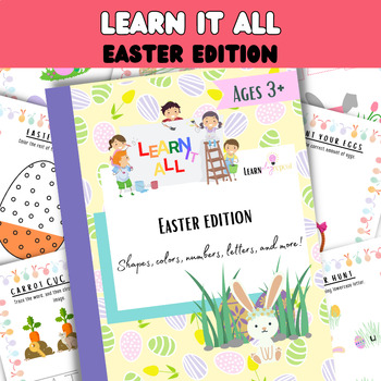 Preview of Easter Worksheets | Preschool learning activities | Homework | Homeschool