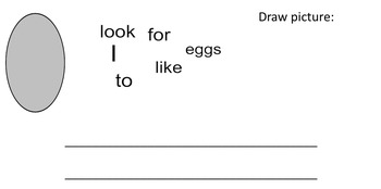 Preview of Easter/Spring Mix Up Sentences