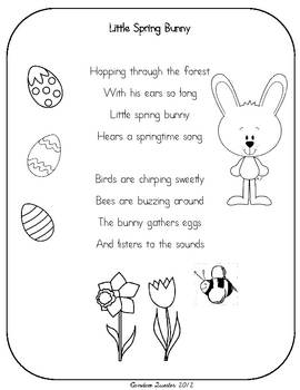 Easter/Spring Poem pack & mini unit by Candace Quester | TpT