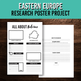 Eastern Europe Country Research Poster Project for Geograp