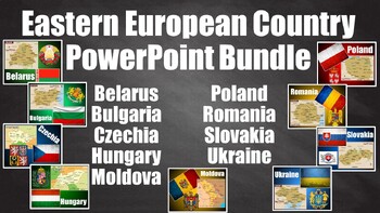 Preview of Eastern European Country PowerPoint BUNDLE - includes 9 full presentations