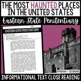 Eastern State Informational Text Close Reading Passage and