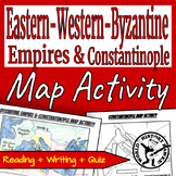 Eastern Western, Roman and Byzantine Empires & Constantino
