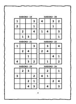silhuet vinge frisk Easy 150 Kids SUDOKU Puzzles With Solution, Printable Sudoku Sheets