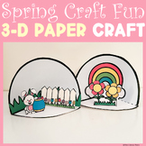 Easy 3-D Spring Paper Craft | Spring Theme | Easter Theme