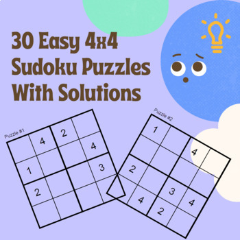 Sudoku Puzzles. How to do a 4x4 Sudoku Grid (easiest) Every column, row and  mini-grid must contains the numbers 1, 2, 3 and 4. Can you work. - ppt  download