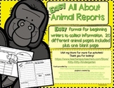 Easy All About  Animal Reports