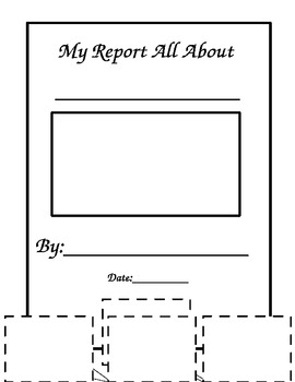 Preview of Easy Animal Report to go with Common Core (CCSS) nonfiction writing