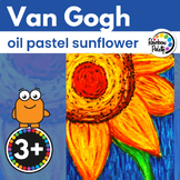 Van Gogh Sunflower Art Project with Lesson Guide, Slides a