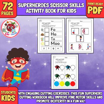 Scissors Skills for Kids Ages 3-5: Cut and Glue Activity Book, Scissor  Skills for Little Boys and Girls (Paperback)