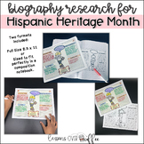 Easy Biography Research Project: Notable Hispanic Contributors