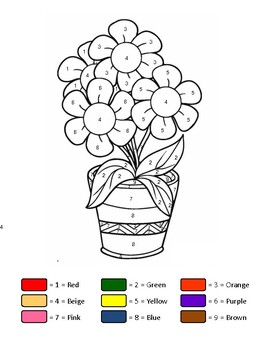 Flower Pot Printable Worksheets Teachers Pay Teachers