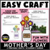 Easy Craft - Mother's Day Flower Craft Printables