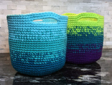 Easy Crochet Basket CROCHET PATTERN Holder Box - Instant P