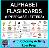 Easy DIY Uppercase Letters of the Alphabet Flash Cards and