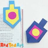 Easy Dreidel Corner Bookmark for Hanukkah - STEAM Origami 