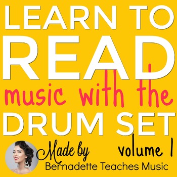Preview of Learn to Read Music with the Drum Set!