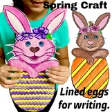 Easy Easter Bunny Craft | Spring Rabbit and Egg Art Activi