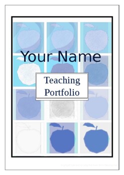 Preview of Easy Edit Simple Teaching Portfolio