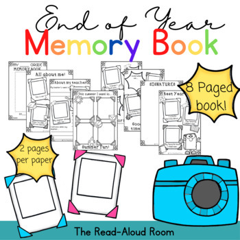 Preview of Easy End of Year Memory and Autograph Book
