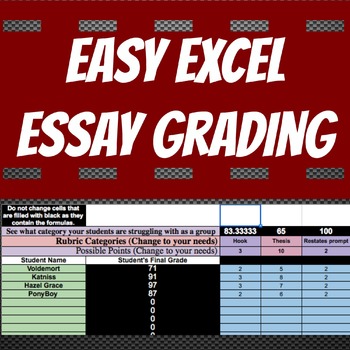 excel essay writing step by step