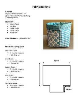 Preview of Easy Fabric Basket