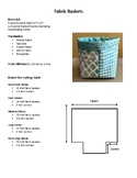 Easy Fabric Basket