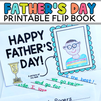 Mothers and Fathers Day Flip Book BUNDLE, Art Craft and Writing Prompt  Activity