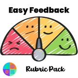 Easy Feedback Rubric Pack FREE