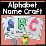 Easy First Letter in Name Alphabet Craft